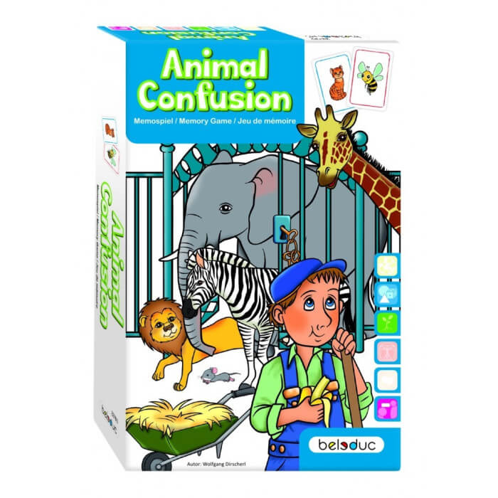 Beleduc Animal Confusion Look & Search Card Game 找找看失蹤動物紙牌遊戲