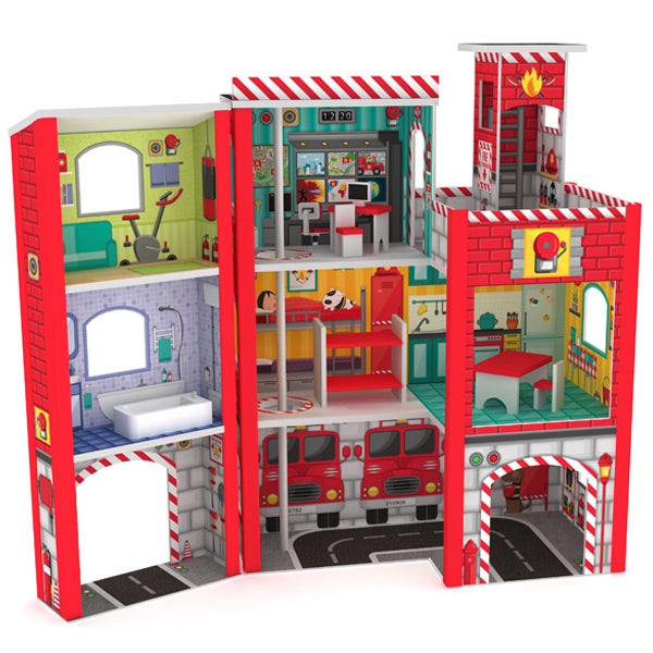 Eurekakids - Fire Station Pretend Toy 消防局扮演玩具