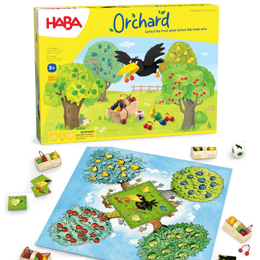 Haba Orchard Game Four Fruit-trees Version 果園裡的烏鴉與四棵果樹 合作記憶遊戲