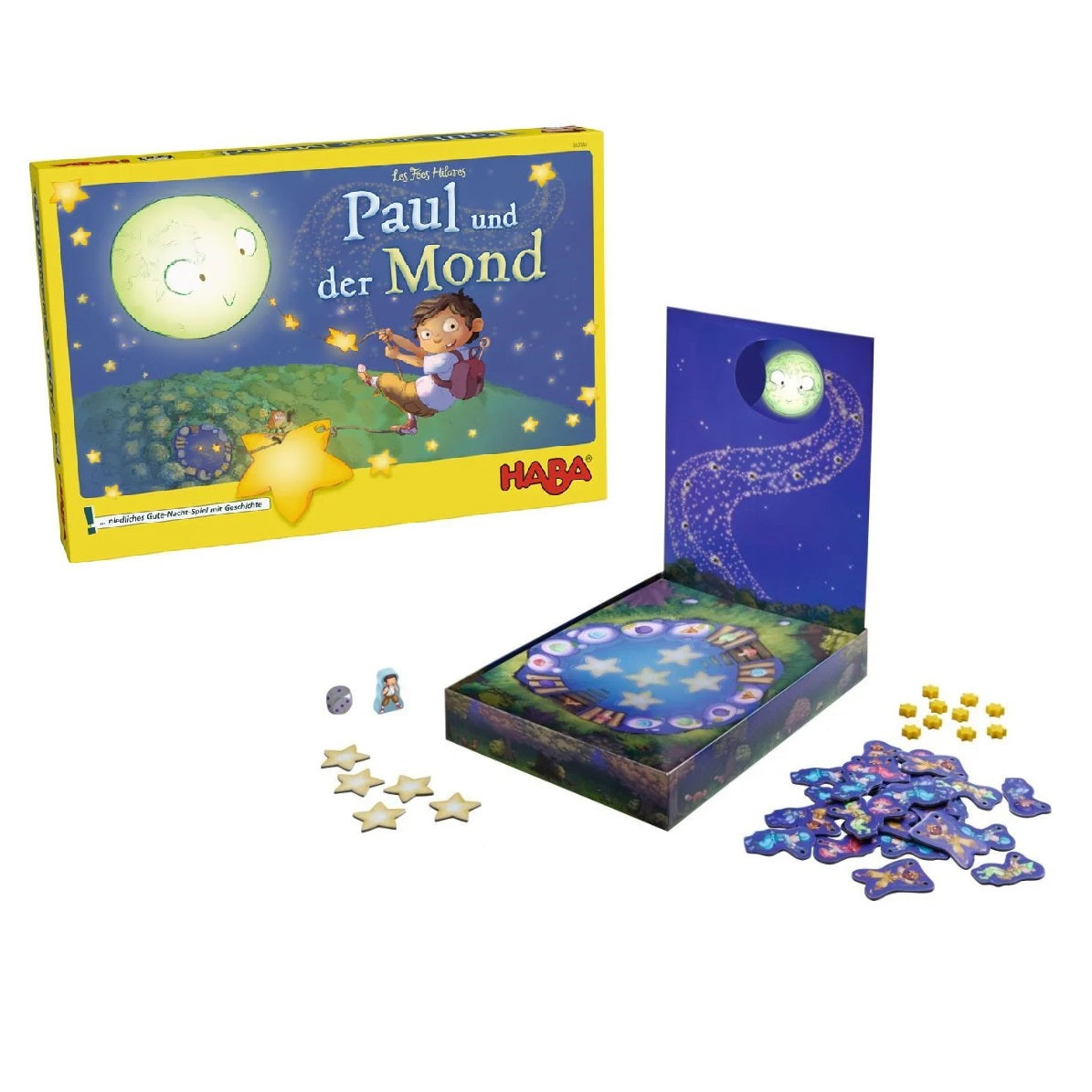 HABA 302344 Paul and the Moon 保羅與月亮 記憶合作遊戲