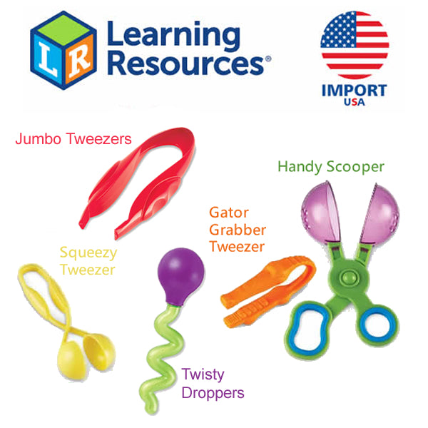 Learning Resources Helping Hands Fine Motor Tool Set of 5 支指力訓練器套裝