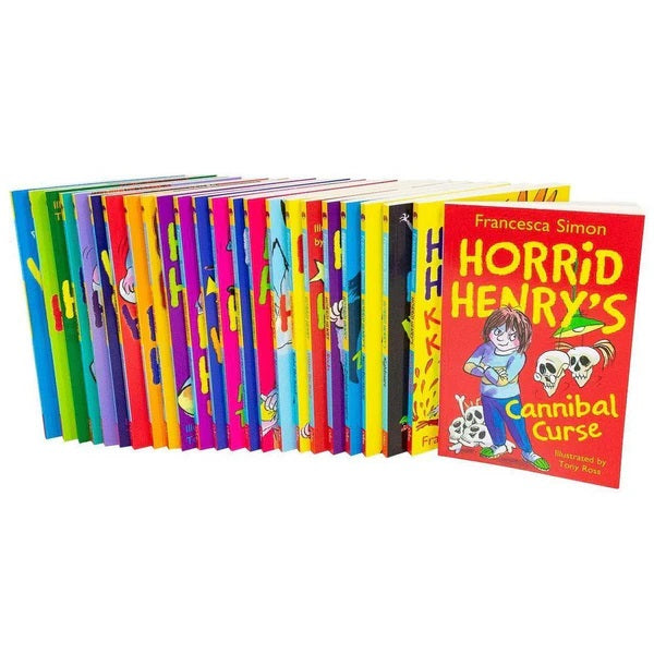 Horrid Henrys Mega 30 Books Collection Set By Francesca Simon 弗朗西斯卡·西蒙 (Francesca Simon) 的恐怖亨利巨 30 本書收藏套裝