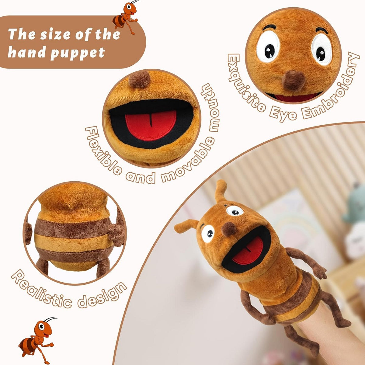 Insect Hand Puppets 昆蟲手偶