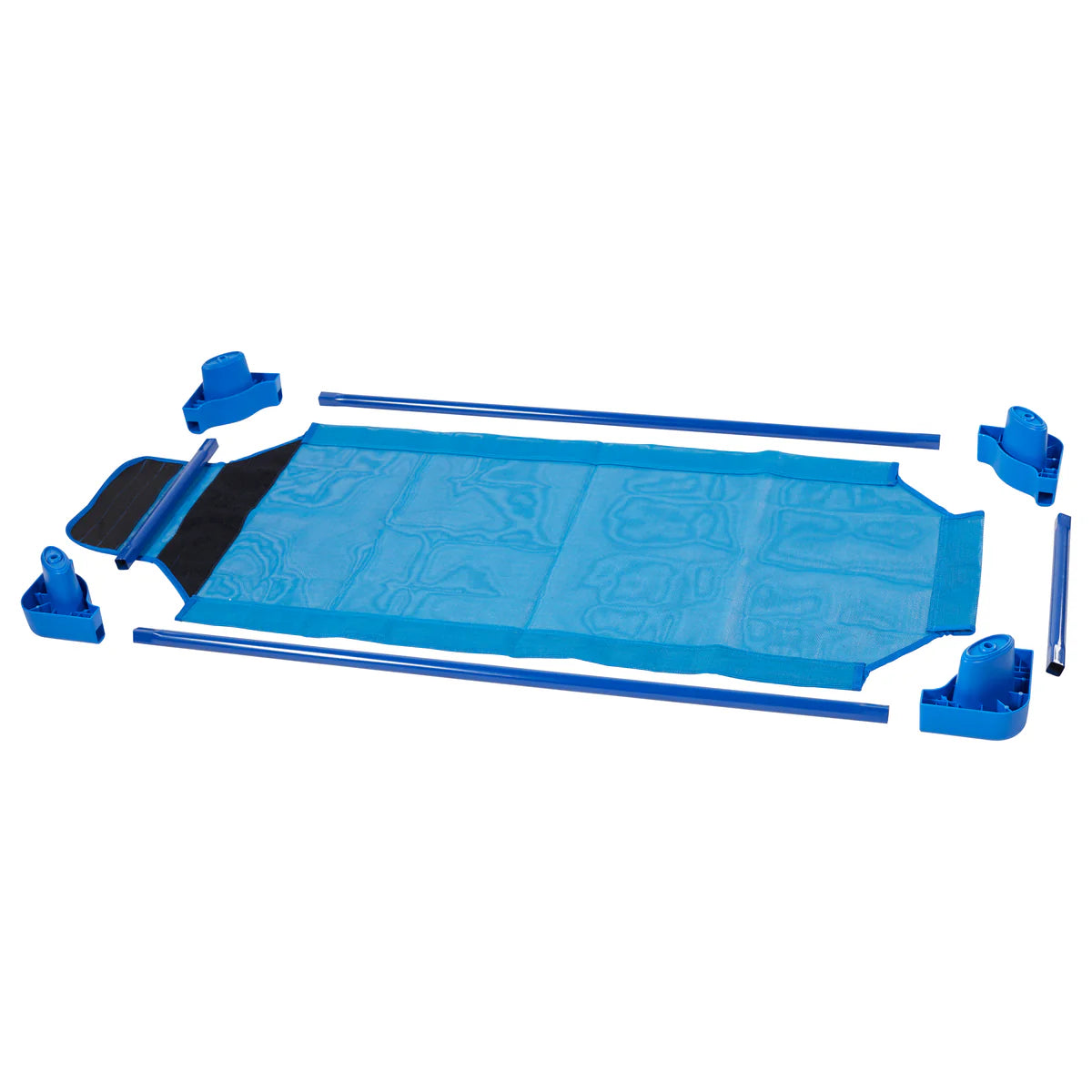 ECR4Kids Stackable Kiddie Cot, Toddler Size, Ready-to-Assemble - Blue 6-Pack 可堆疊幼兒床，幼兒尺寸，隨組裝 - 藍色6件裝