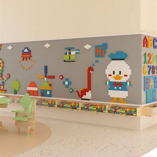 Custom-made Kinderbrick Indoor Play Wall Panel 定製幼兒積木牆