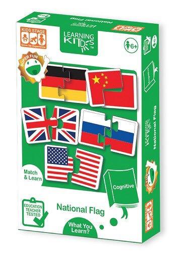 Learning Kitds National Flag 國旗配對學習遊戲