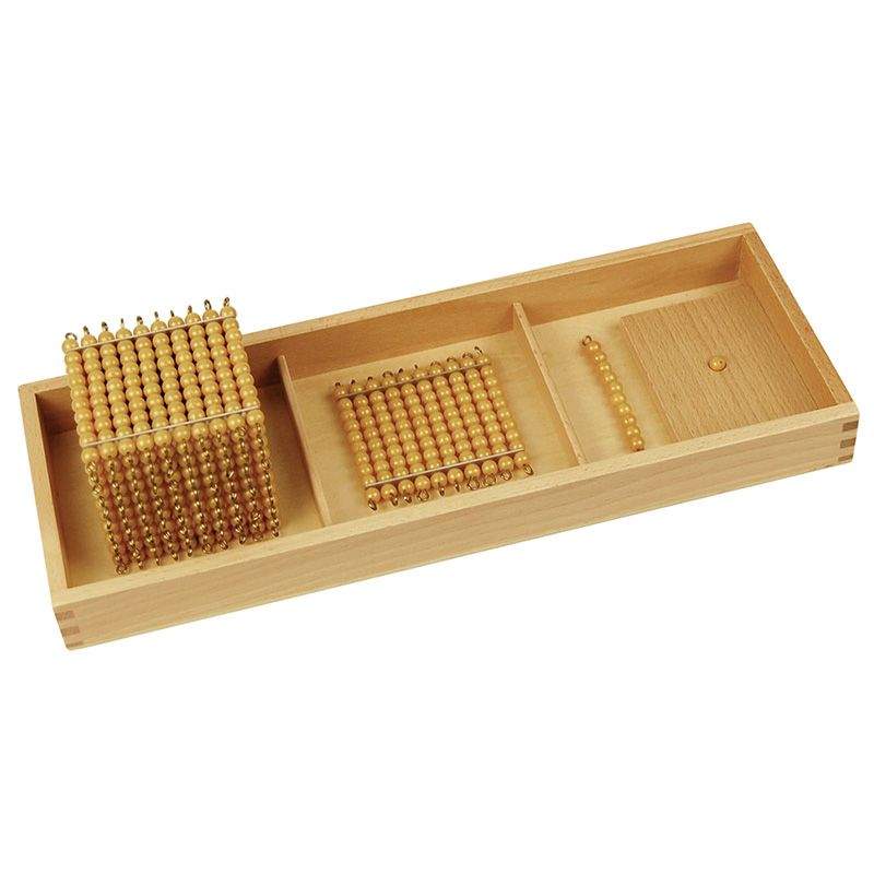 Kindermatic Montessori Introduction to Decimal Quantity with Trays