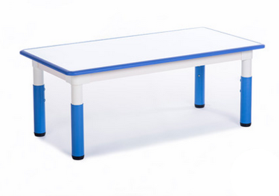 KYC Rectangular Table Height Adjustable with Wear-resisting Melamine Tabletop 1200W x 600L x 460-580H mm 長方形塑膠高度可調桌  三聚氰胺耐磨層桌面