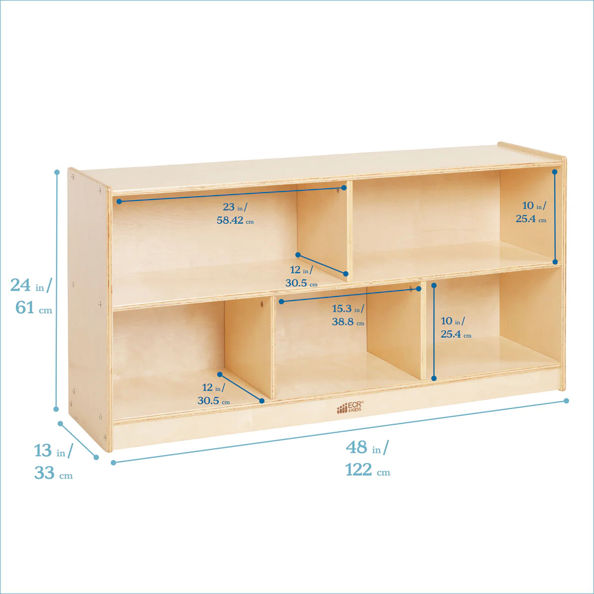 ECR4Kids 5-Compartment Mobile Storage Cabinet 五格移動儲物櫃